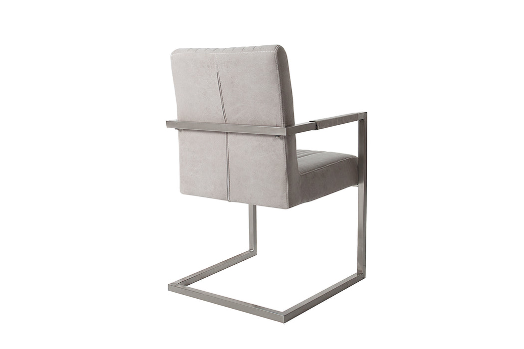 Freischwinger Grand Hudson Stone Grau Arml.