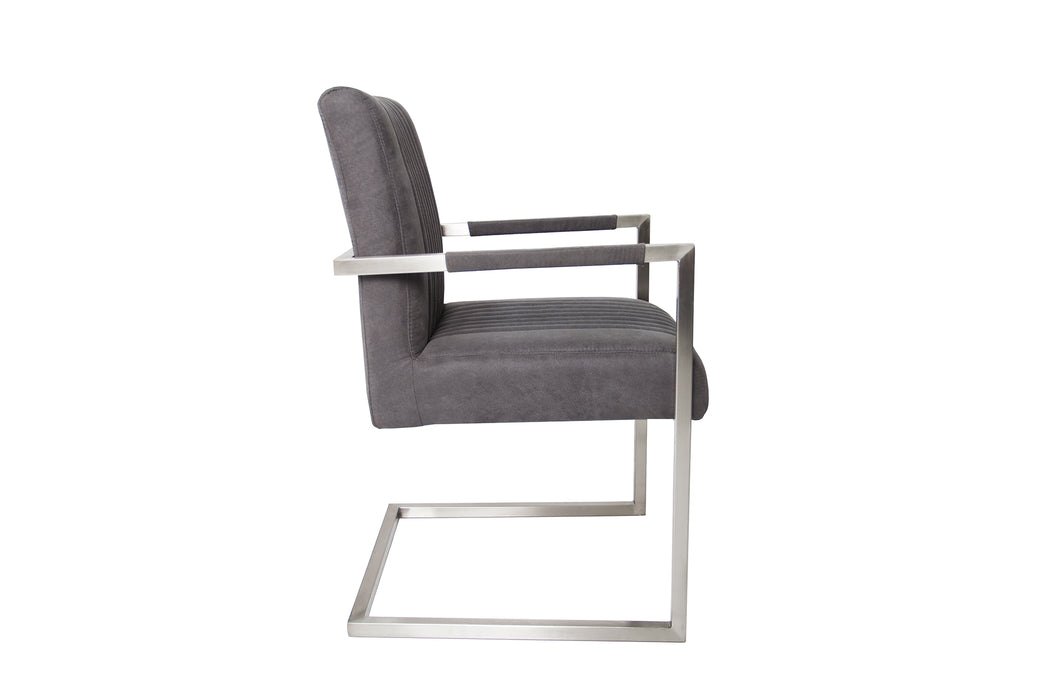 Freischwinger Grand Hudson Vintage Grau Arml.