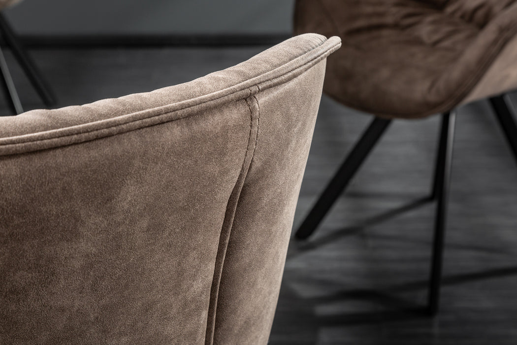 Stuhl The Nordic Comfort taupe Armlehne