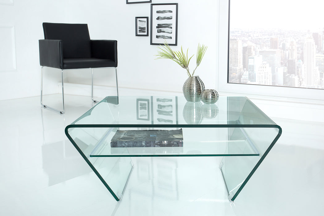 Couchtisch Specter Trapez 70cm m. Ablage