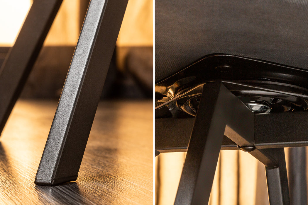 Stuhl Recliner grau anthr. Armlehne