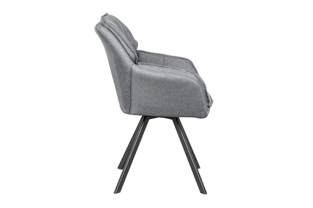 Stuhl Recliner grau Armlehne
