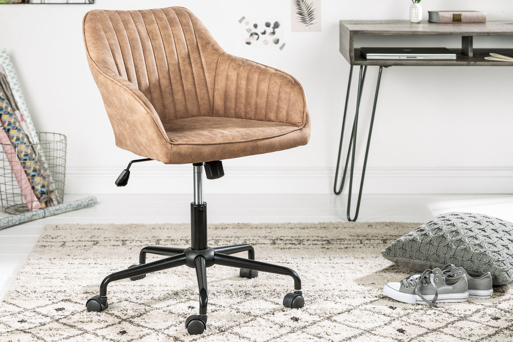 Bürostuhl Milan Armlehne taupe vintage