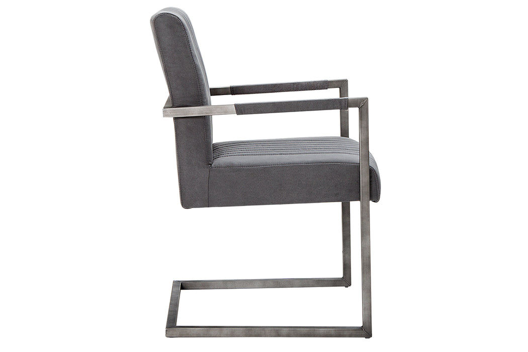Freischwinger Grand Hudson Vintage Grau Arml.