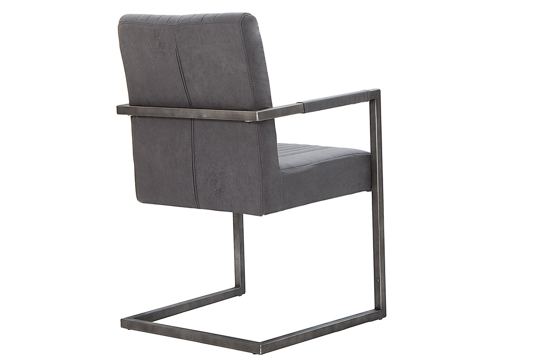 Freischwinger Grand Hudson Vintage Grau Arml.