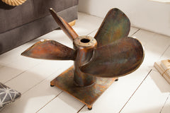 Couchtisch Tide 60cm antik kupfer Gestell
