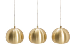 Hängeleuchte Goldball 3er Metall gold Ensemble Glamour