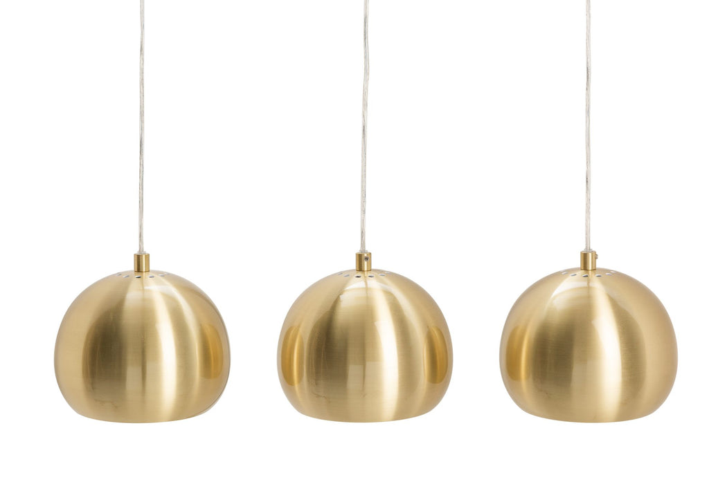 Hängeleuchte Goldball 3er