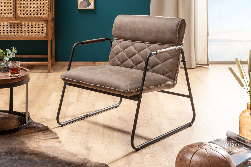 Sessel Stallion Lounger antik taupe