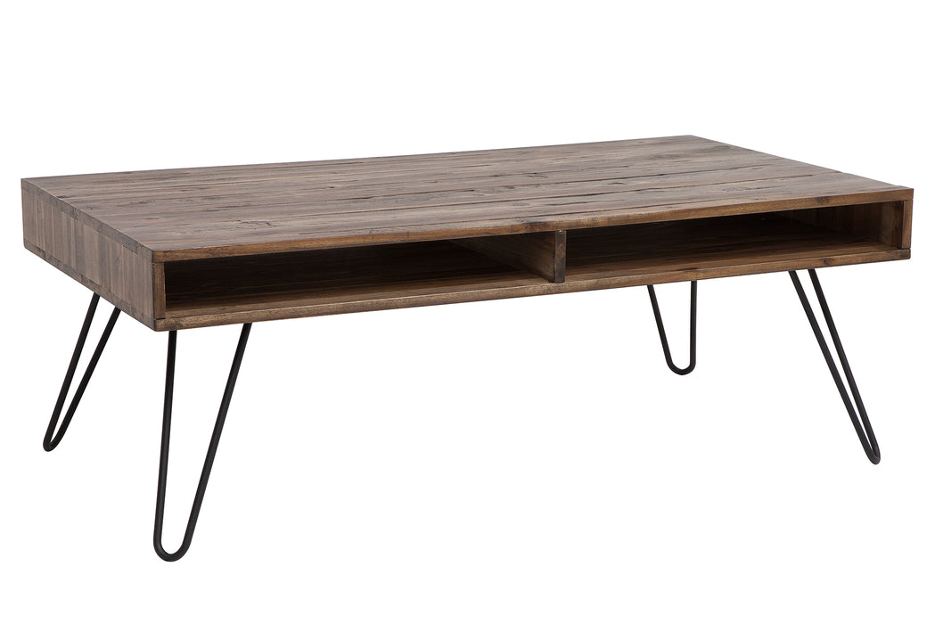 Couchtisch Val Ferret 110cm grau Akazie