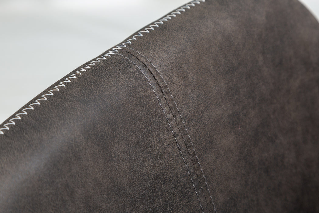 Stuhl Stallion antik grau Armlehne