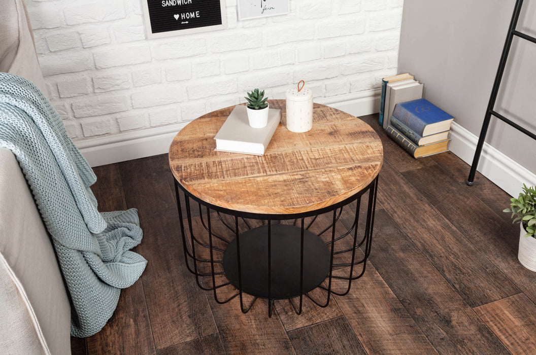 Couchtisch Industrial Suite 56cm Mango natur
