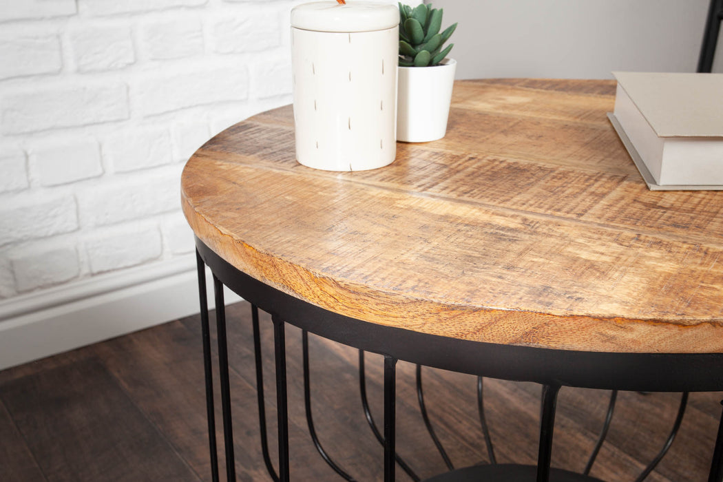 Couchtisch Industrial Suite 56cm Mango natur
