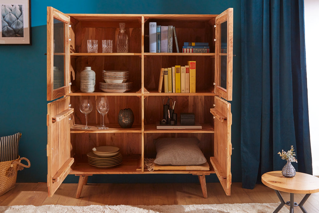 Vitrine Monte Rosa 140cm Akazie
