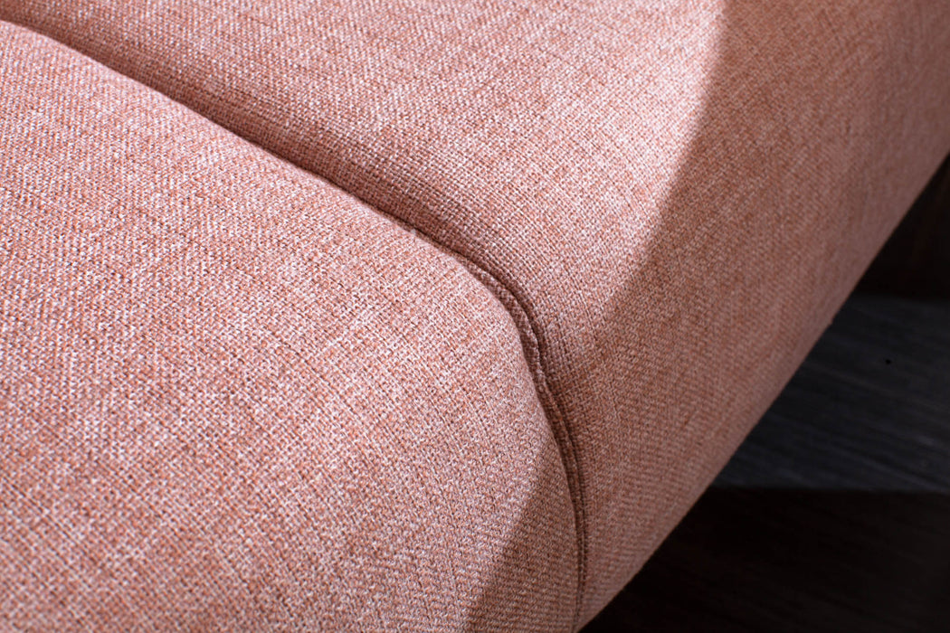 Schlafsofa Eleganza 210cm altrosa Struktur