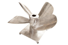 Couchtisch Tide 60cm silber Gestell