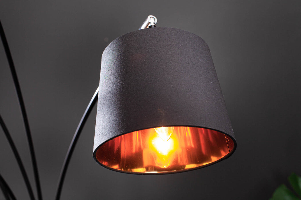 Stehleuchte Elegant schwarz gold