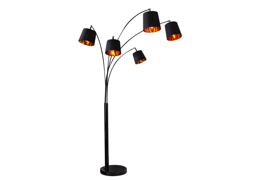 Stehleuchte Elegant schwarz gold