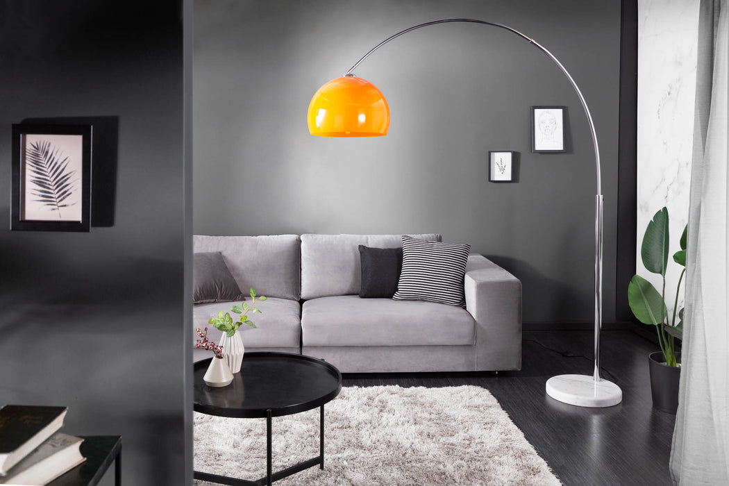 Stehleuchte Moon orange 175-205cm