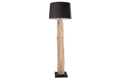 Stehleuchte Rosalie 180cm schwarz Treibholz Unikat