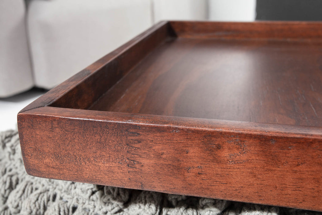 Couchtisch Jura 2er Set mocha Buche Tablett