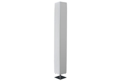 Stehleuchte New York 160cm weiss Latex verchromt