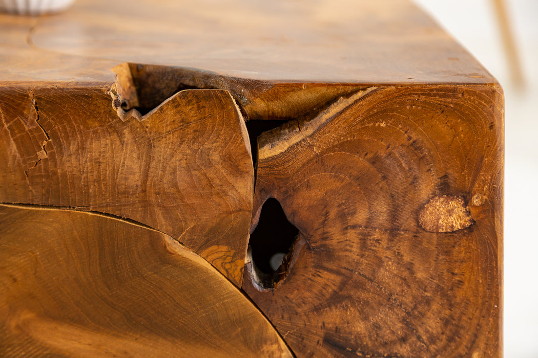 Couchtisch Block 90cm Teak