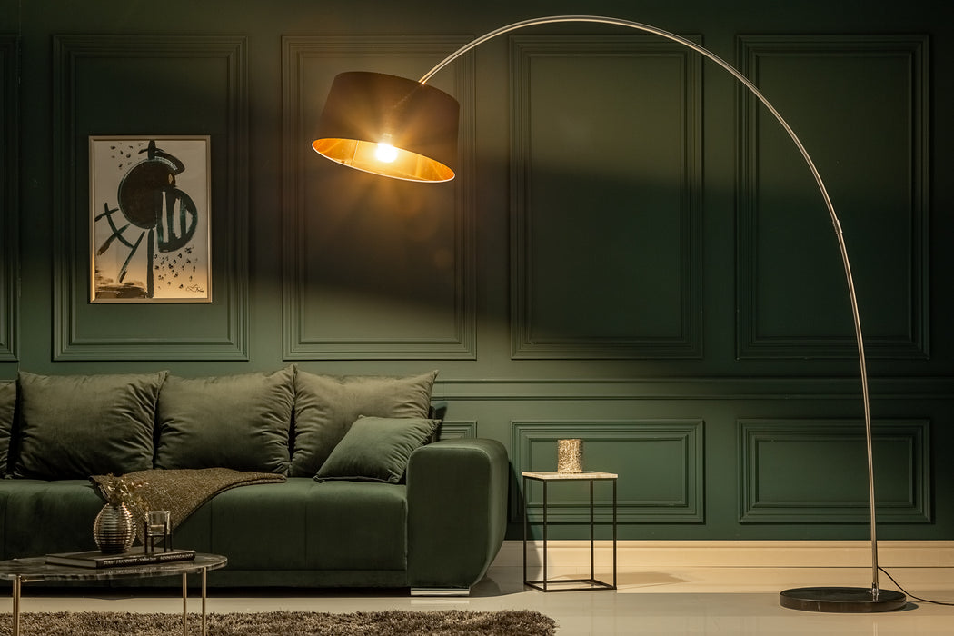 Stehleuchte Sunlight schwarz gold