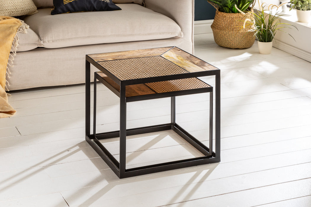 Couchtisch Austrian Suite 2er Set eckig Mango