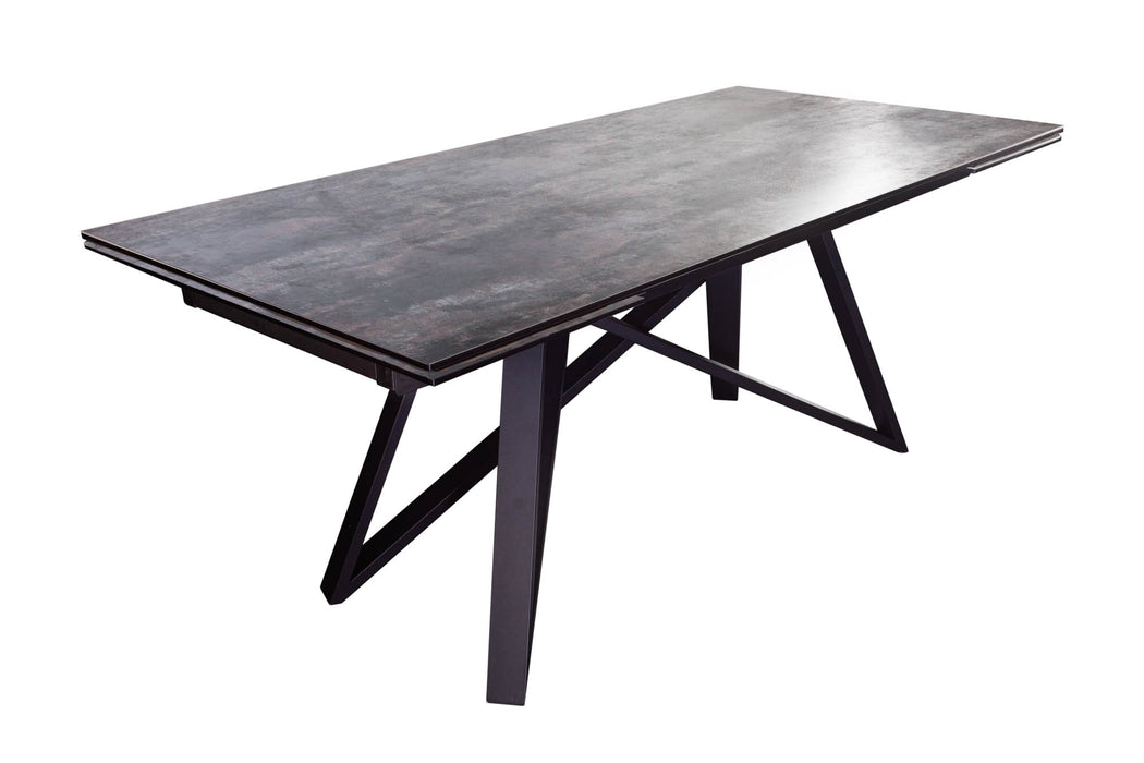 Esstisch Globe 180-220-260cm Keramik Lava