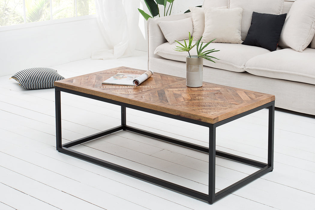 Couchtisch Blüten 100cm Mango