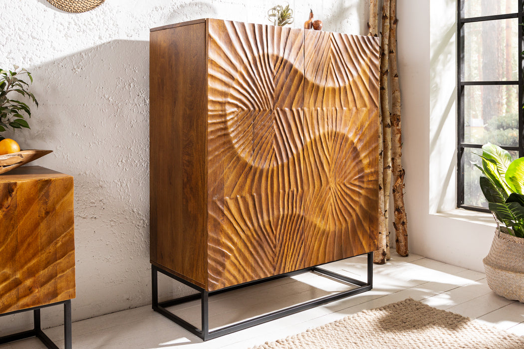 Highboard Fossil 120cm Mango braun