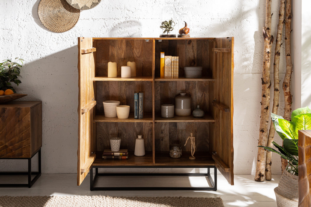 Highboard Fossil 120cm Mango braun