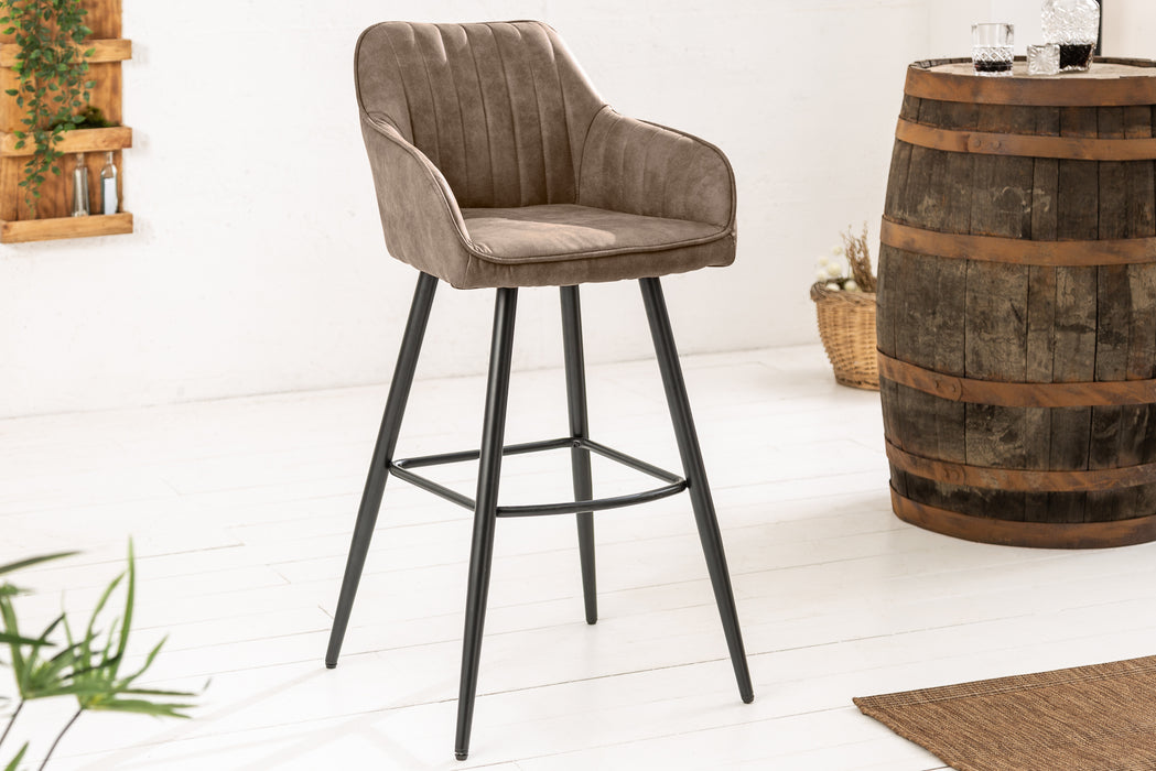 Barstuhl Milan vintage taupe