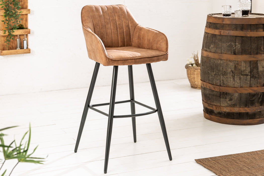 Barstuhl Milan vintage braun