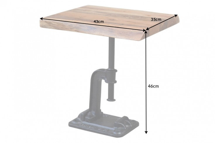 Beistelltisch Mill 43cm natur Akazie