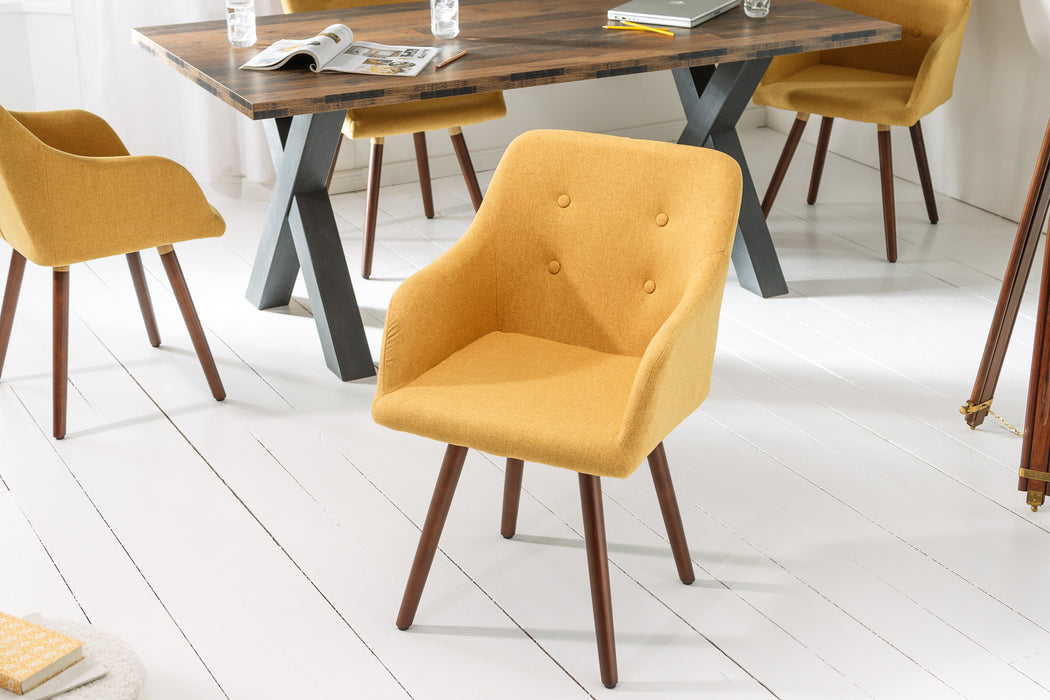 Stuhl Nordic Masterpiece senfgelb