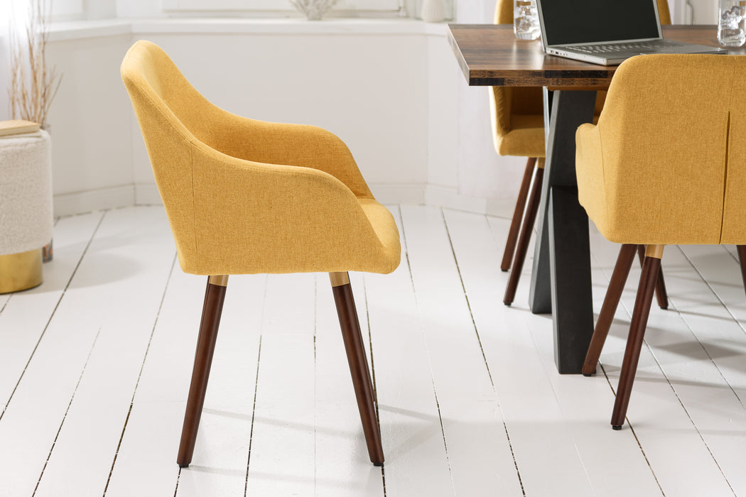 Stuhl Nordic Masterpiece senfgelb