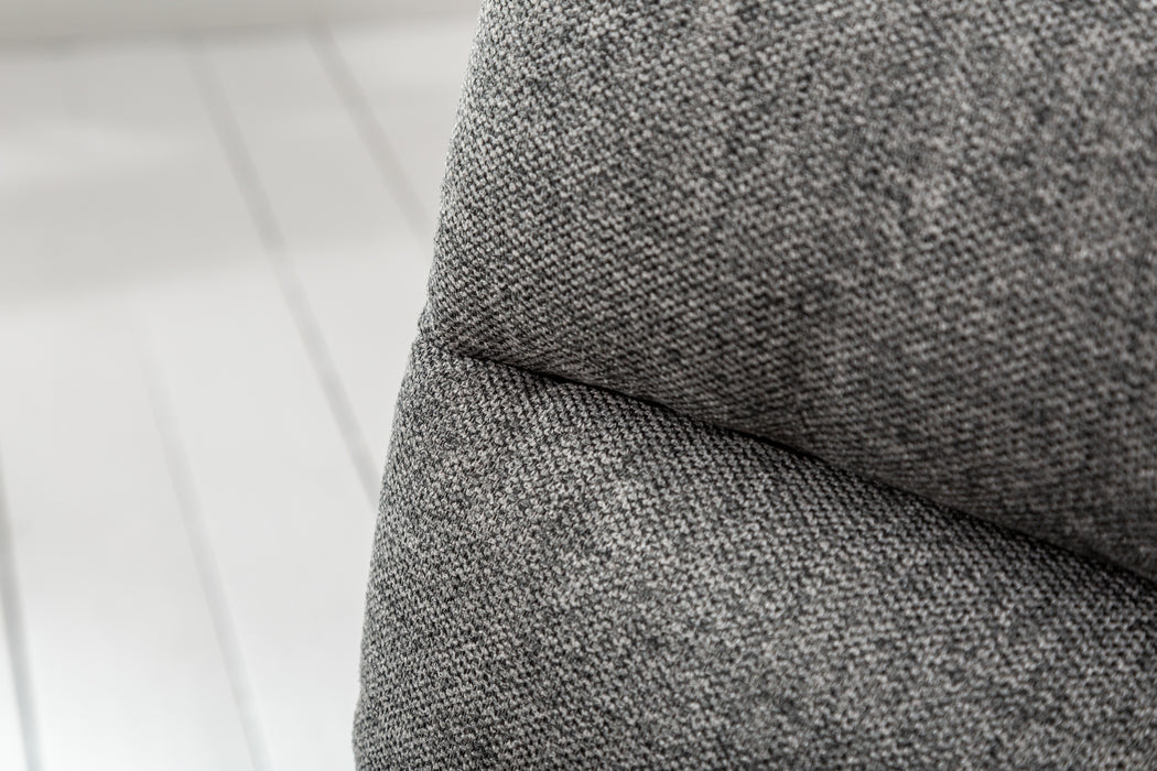 Freischwinger Ease Strukturstoff Grau