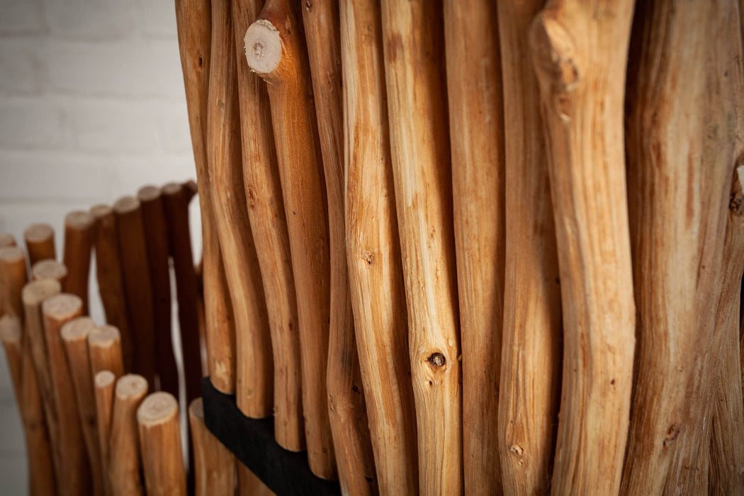 Stehleuchte Bliss 154cm Longan-Holz