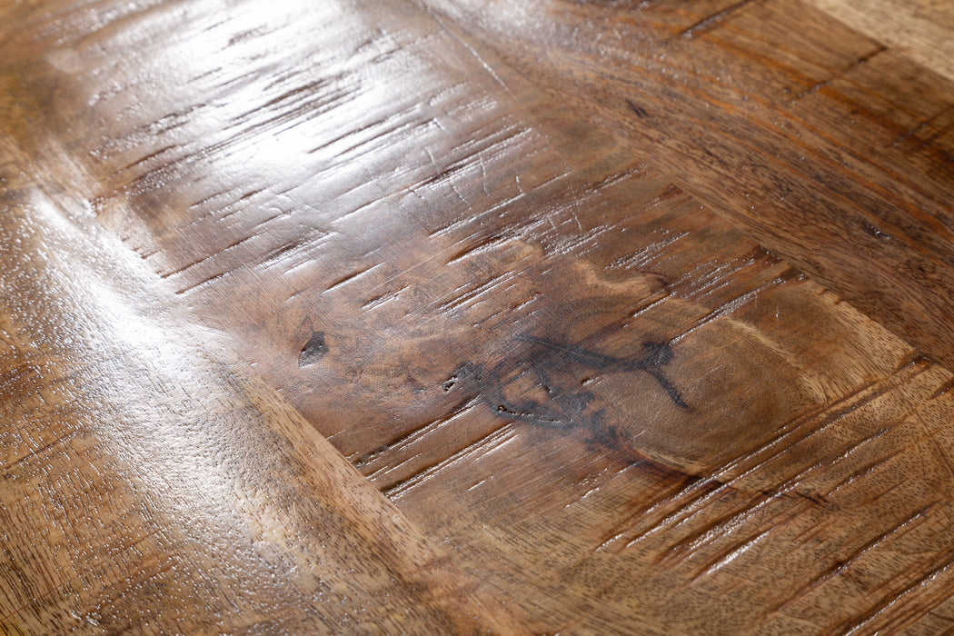 Esstisch Blacksmith 160cm Mango Natur 70mm