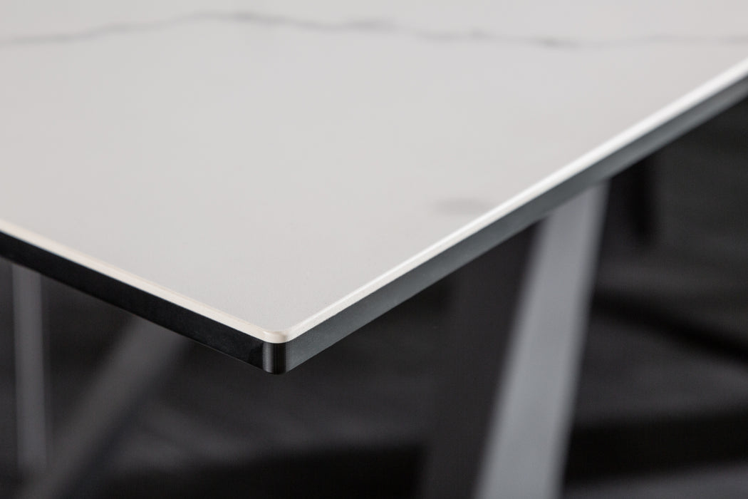 Esstisch Unity 180-230cm Keramik Marmor-Optik