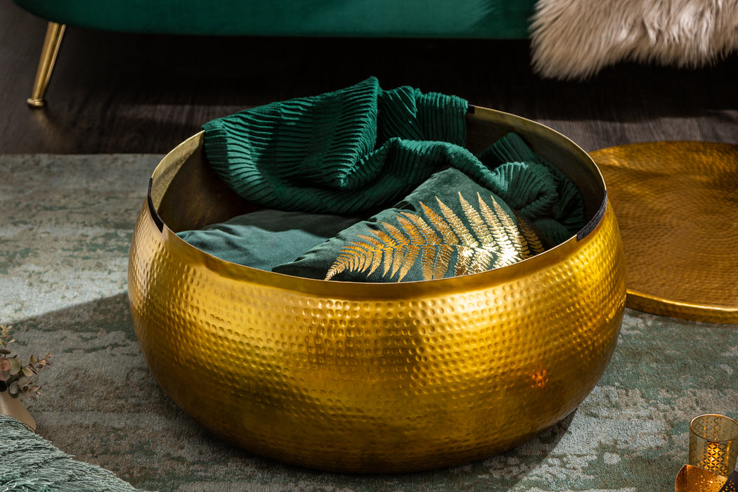 Couchtisch Eastward Vault 70cm Aluminium gold