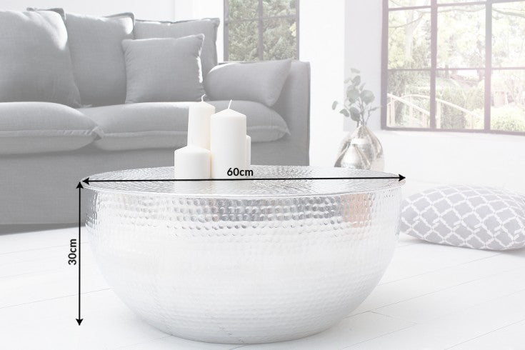Couchtisch Eastward II 60cm silber