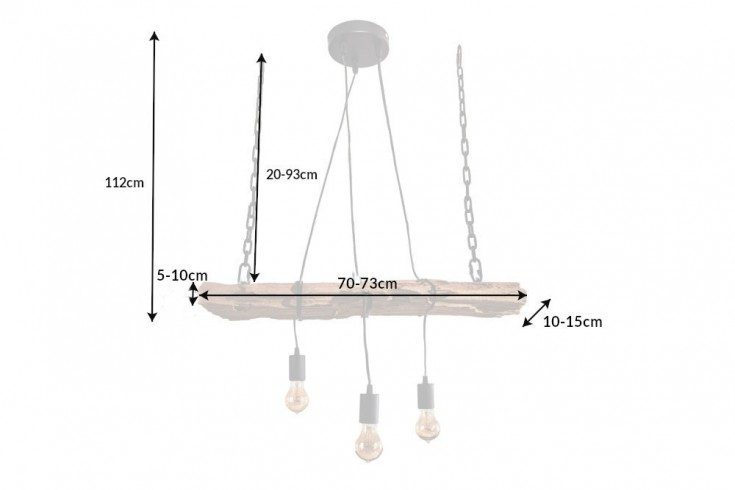 Hängeleuchte Karibik - 70cm
