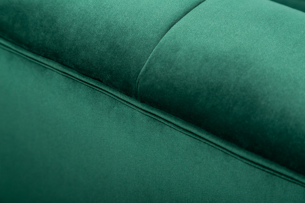 Sofa Elegance 225cm smaragdgrün