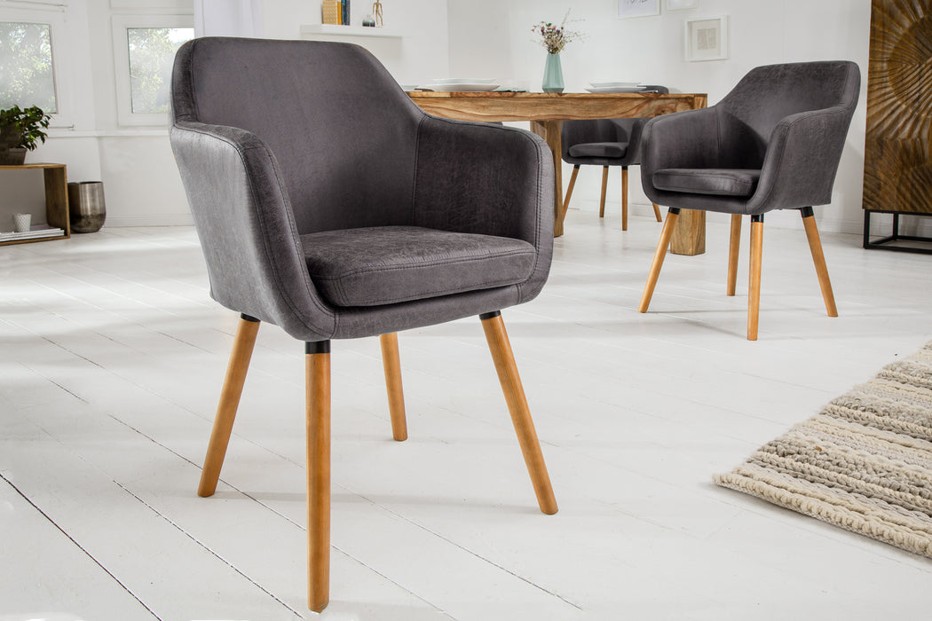 Stuhl Elite vintage grau