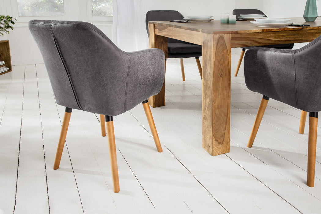 Stuhl Elite vintage grau