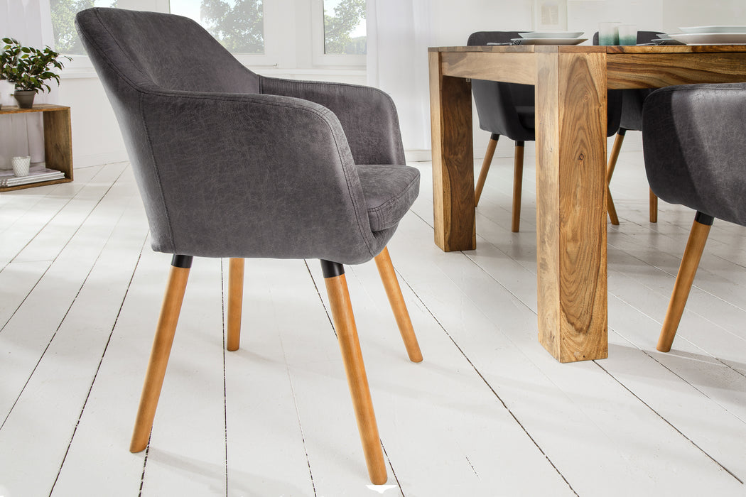 Stuhl Elite vintage grau