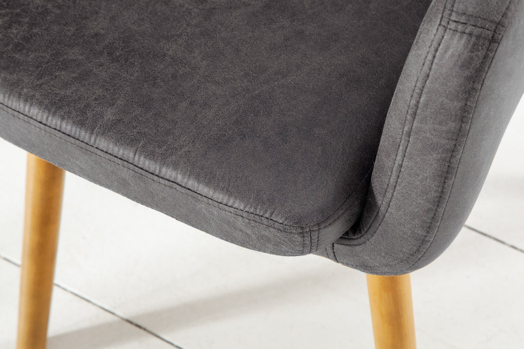 Stuhl Elite vintage grau